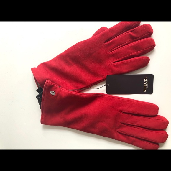 Red Roeckl Pashmina and Red Gloves - Picture 7 of 8